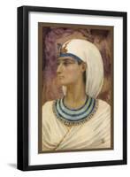 Queen Hatshepsut Widow of Thutmose II Regent for and Later Co-Ruler with Her Stepson Thutmose III-Winifred Brunton-Framed Art Print