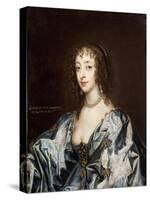 Queen Henrietta Maria (1609-69)-Sir Anthony Van Dyck-Stretched Canvas
