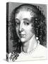 Queen Henrietta Maria, 1641-Wenceslaus Hollar-Stretched Canvas