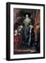 Queen Henrietta Maria and Her Dwarf Sir Jeffrey Hudson, C1633-Sir Anthony Van Dyck-Framed Giclee Print