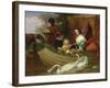 Queen Henrietta Maria of England and Her Children on the River-Frederick Goodall-Framed Giclee Print