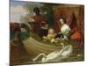 Queen Henrietta Maria of England and Her Children on the River-Frederick Goodall-Mounted Giclee Print