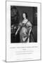 Queen Henrietta Maria, Queen Consort of Charles I-Henry Thomas Ryall-Mounted Giclee Print