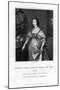 Queen Henrietta Maria, Queen Consort of Charles I-Henry Thomas Ryall-Mounted Giclee Print