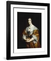 Queen Henrietta Maria-Sir Anthony Van Dyck-Framed Giclee Print