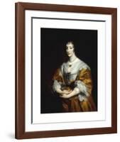 Queen Henrietta Maria-Sir Anthony Van Dyck-Framed Giclee Print