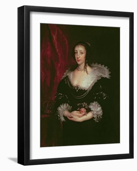 Queen Henrietta Maria-Sir Anthony Van Dyck-Framed Giclee Print