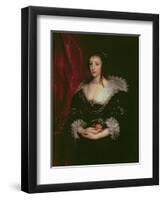 Queen Henrietta Maria-Sir Anthony Van Dyck-Framed Giclee Print