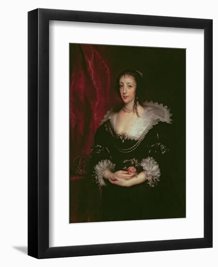 Queen Henrietta Maria-Sir Anthony Van Dyck-Framed Giclee Print