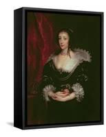 Queen Henrietta Maria-Sir Anthony Van Dyck-Framed Stretched Canvas