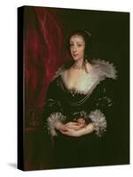 Queen Henrietta Maria-Sir Anthony Van Dyck-Stretched Canvas