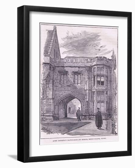 Queen Henrietta's Drawing Room and Bedroom, Merton College, Oxford-John Fulleylove-Framed Giclee Print