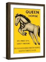 Queen Horse-null-Framed Art Print