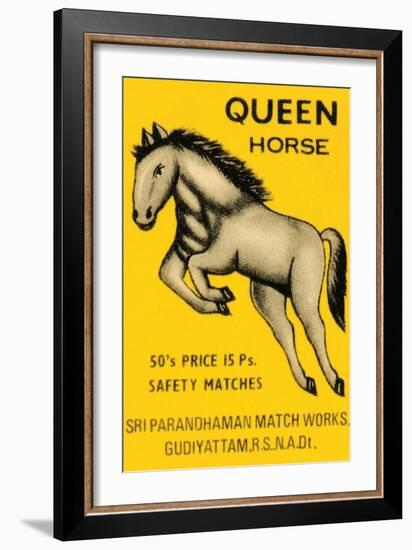 Queen Horse-null-Framed Art Print