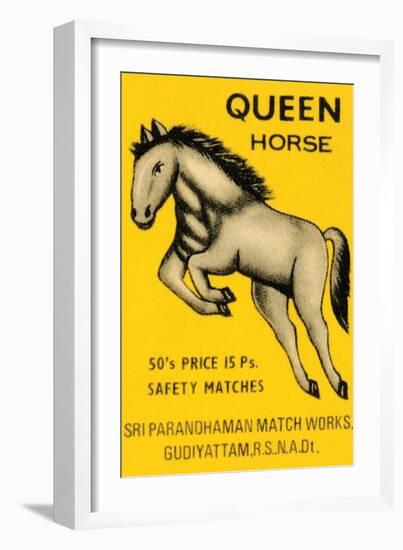 Queen Horse-null-Framed Art Print