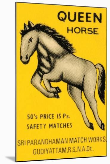 Queen Horse-null-Mounted Art Print