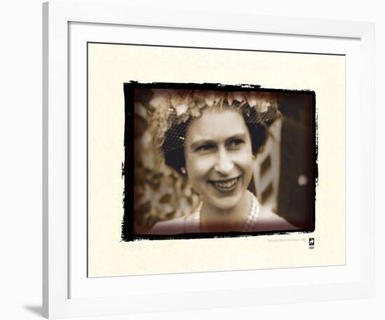 Queen In Sierra Leone, 1961-British Pathe -Framed Premium Giclee Print