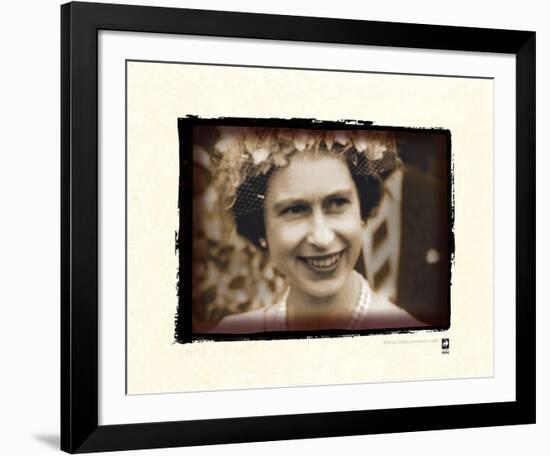 Queen In Sierra Leone, 1961-British Pathe -Framed Premium Giclee Print