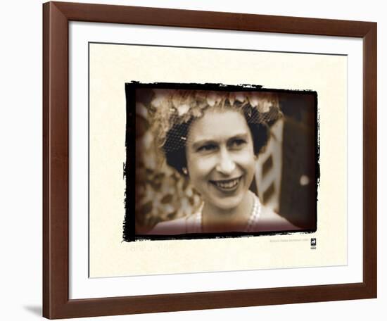 Queen In Sierra Leone, 1961-British Pathe -Framed Premium Giclee Print