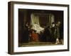 Queen Isabel La Católica Dictating Her Last Will and Testament, 1864-Eduardo Rosales-Framed Giclee Print