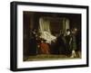 Queen Isabel La Católica Dictating Her Last Will and Testament, 1864-Eduardo Rosales-Framed Giclee Print