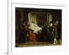 Queen Isabel La Católica Dictating Her Last Will and Testament, 1864-Eduardo Rosales-Framed Giclee Print