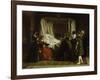 Queen Isabel La Católica Dictating Her Last Will and Testament, 1864-Eduardo Rosales-Framed Giclee Print