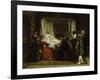 Queen Isabel La Católica Dictating Her Last Will and Testament, 1864-Eduardo Rosales-Framed Giclee Print