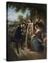 Queen Isabella and Columbus-Henry Nelson O'Neil-Stretched Canvas