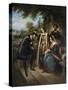 Queen Isabella and Columbus-Henry Nelson O'Neil-Stretched Canvas