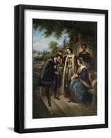 Queen Isabella and Columbus-Henry Nelson O'Neil-Framed Giclee Print