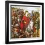 Queen Isabella Invading England-Clive Uptton-Framed Giclee Print