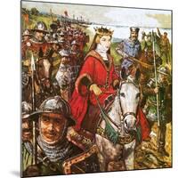 Queen Isabella Invading England-Clive Uptton-Mounted Giclee Print