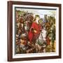 Queen Isabella Invading England-Clive Uptton-Framed Giclee Print