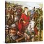 Queen Isabella Invading England-Clive Uptton-Stretched Canvas