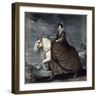 Queen Isabella of Bourbon, 1629-1635-Diego Velazquez-Framed Giclee Print