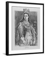 Queen Jadwiga of Poland, 19th Century-Jan Alojzy Matejko-Framed Giclee Print