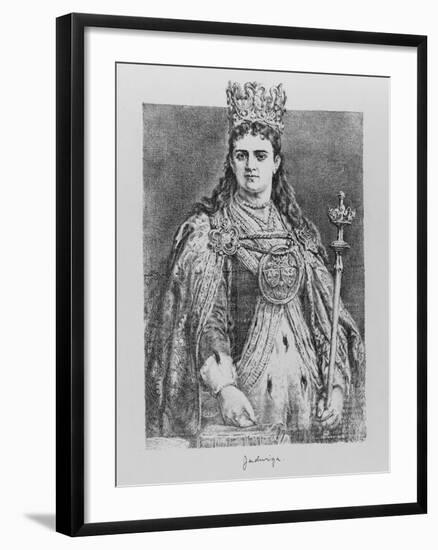 Queen Jadwiga of Poland, 19th Century-Jan Alojzy Matejko-Framed Giclee Print