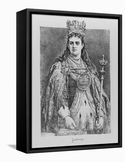 Queen Jadwiga of Poland, 19th Century-Jan Alojzy Matejko-Framed Stretched Canvas