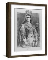 Queen Jadwiga of Poland, 19th Century-Jan Alojzy Matejko-Framed Giclee Print