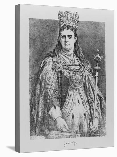 Queen Jadwiga of Poland, 19th Century-Jan Alojzy Matejko-Stretched Canvas