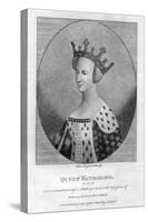 Queen Katharine, (Catherine of Valoi), Queen Consort of England of Henry V-S Harding-Stretched Canvas