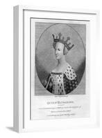 Queen Katharine, (Catherine of Valoi), Queen Consort of England of Henry V-S Harding-Framed Giclee Print