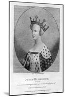 Queen Katharine, (Catherine of Valoi), Queen Consort of England of Henry V-S Harding-Mounted Giclee Print