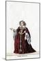 Queen Katharine, Costume Design for Shakespeare's Play, Henry VIII, 19th Century-null-Mounted Giclee Print