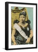 Queen Liliukalani, Hawaii-null-Framed Art Print