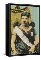 Queen Liliukalani, Hawaii-null-Framed Stretched Canvas