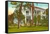 Queen Liliuokalani House, Honolulu, Hawaii-null-Framed Stretched Canvas