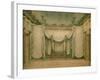 Queen Louise's Bedroom, Schloss Charlottenburg, First Design, 1809-10-Karl Friedrich Schinkel-Framed Giclee Print