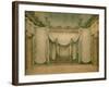 Queen Louise's Bedroom, Schloss Charlottenburg, First Design, 1809-10-Karl Friedrich Schinkel-Framed Giclee Print